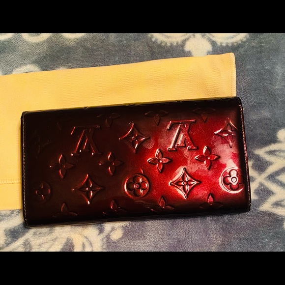 LV💜Portefeuille Rossmore Purple Vernis Wallet - Picture 6 of 16